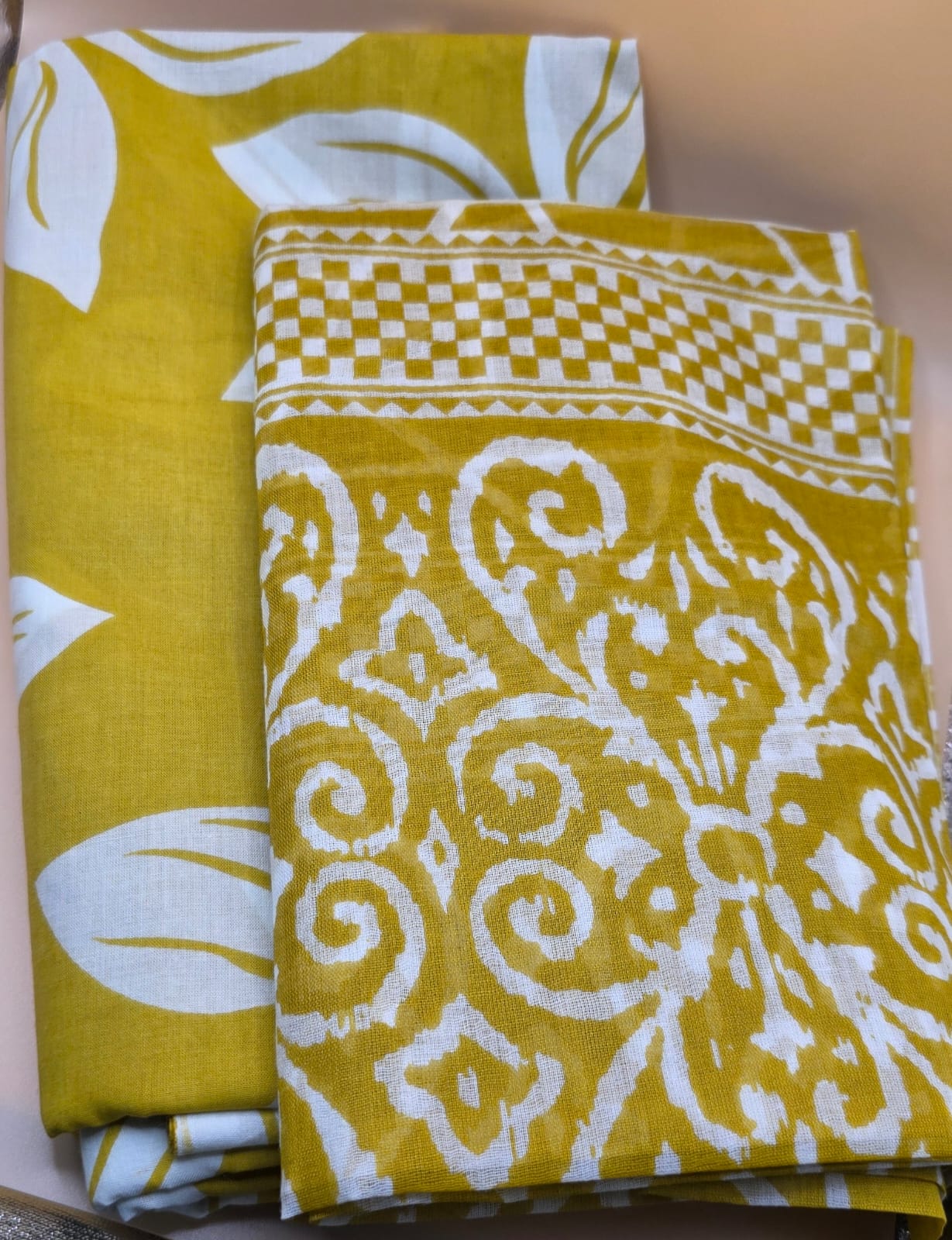 قطعة قطن مع الشيلة