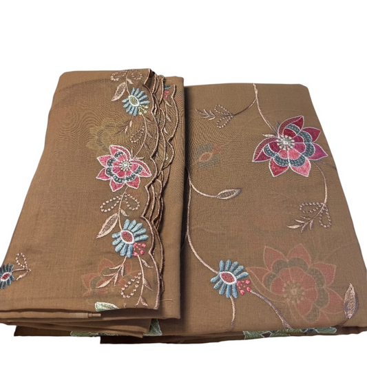 قطعة ويل مخروز مع الشيلة