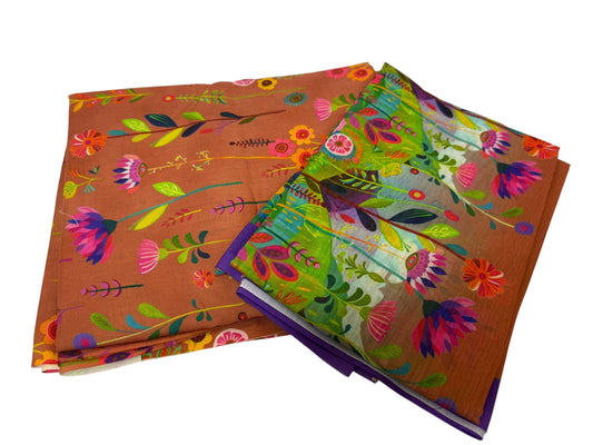 قطعة مع الشيلة قطن