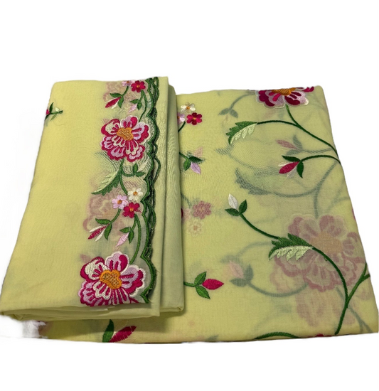 قطعة ويل مخروز مع الشيلة